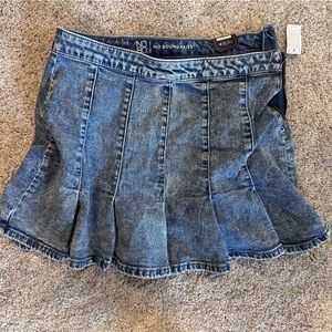 NWT Jean Skirt